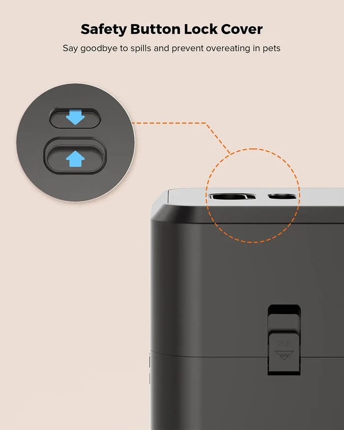 Smart-Schedule Automatic Feeder | 2L Precision Dispenser