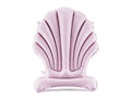 Standing seashell balloon, pink satin finish, upright and freestanding
