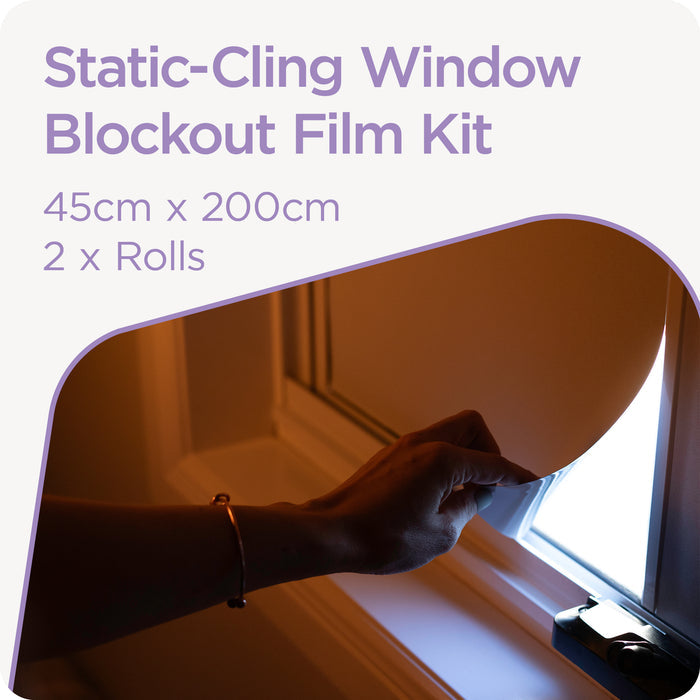 Static-Cling Window Blockout Film Kit