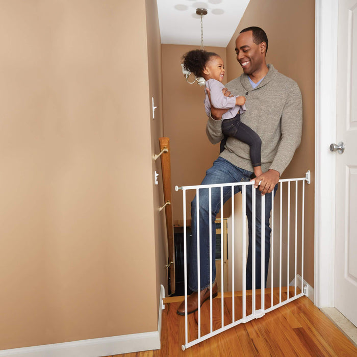 Superior Swing Baby Gate | 1.02m W x 0.73m H - White - Perma Child Safety