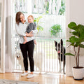 Superior Swing Baby Gate | Extra Wide & Extra Tall | 1.42m W x 0.91m H - White - Perma Child Safety