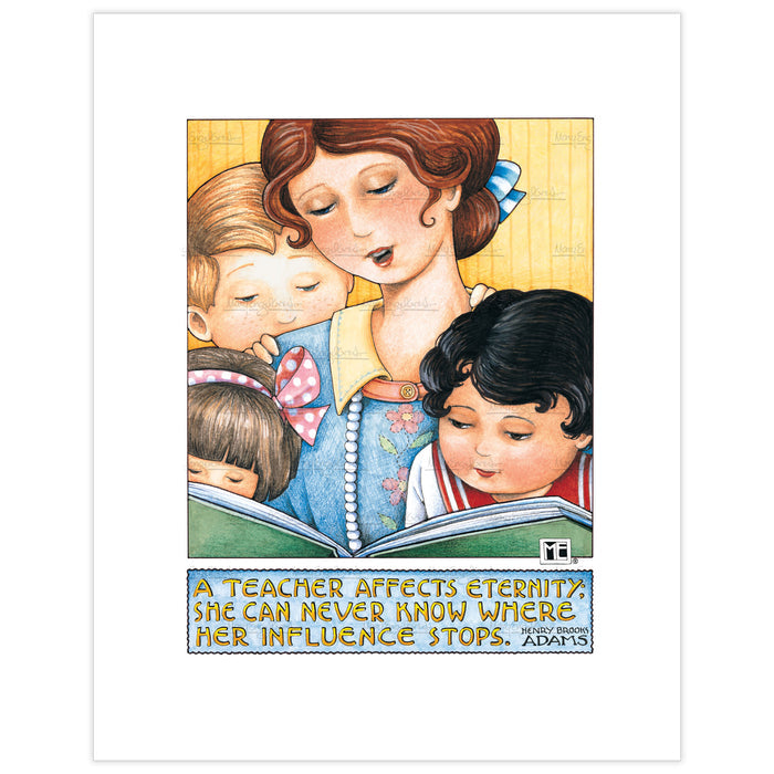 Teacher Affects Fine Art Print