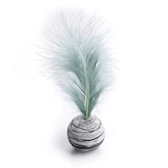 The AeroPlume Natural Feather Cat Toy