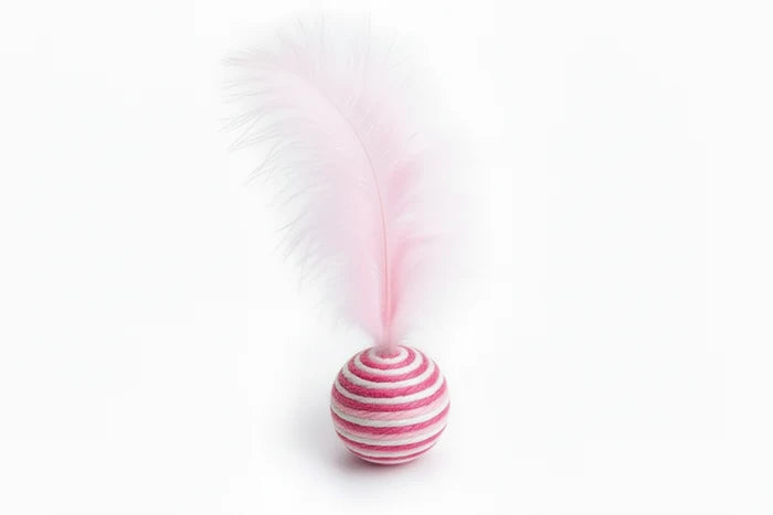 The AeroPlume Natural Feather Cat Toy