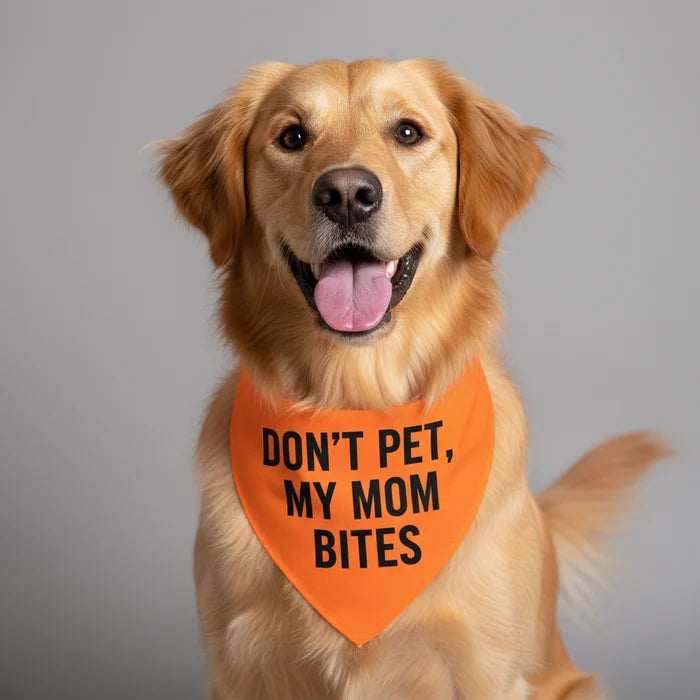 The "Mom Bites" Dog Bandana