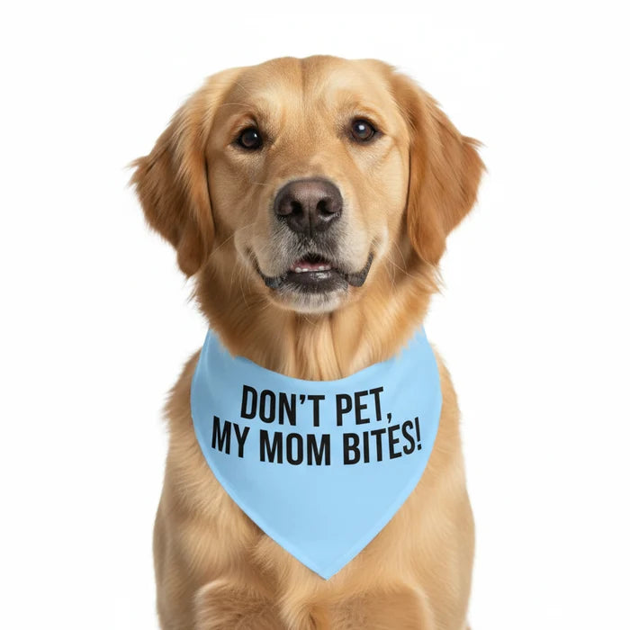 The "Mom Bites" Dog Bandana