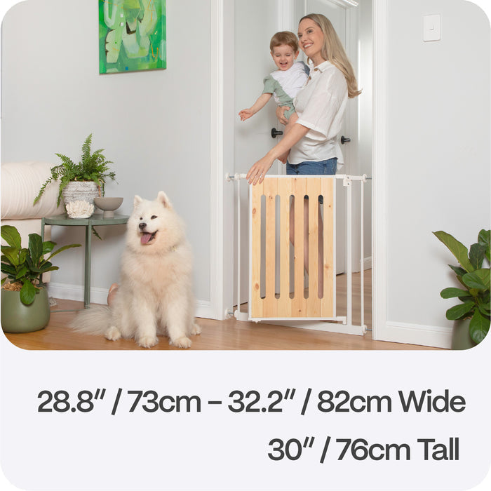 Timber Easy Fit Baby Gate | 73-82 cm W