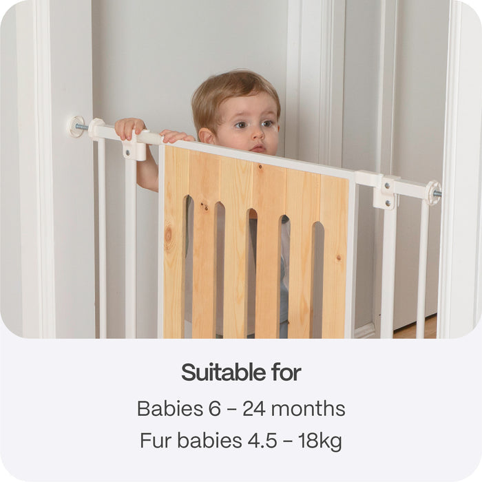 Timber Easy Fit Baby Gate | 73-82 cm W