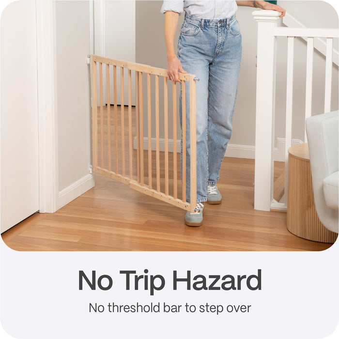 Timber Swing Baby Gate | 63.5-105.5 cm W