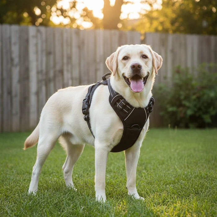 Total-Control No-Pull Harness | Heavy-Duty Reflective Comfort Vest