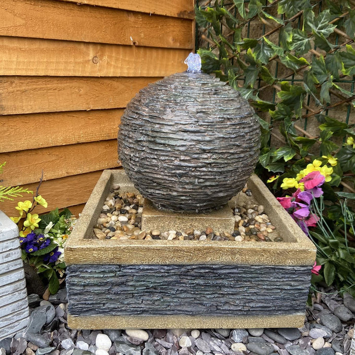 Buy Tranquility Compact Earth Stone Water Feature online UK