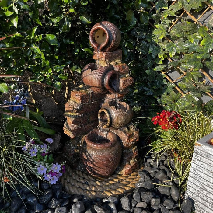 Buy Tranquility Compact Moroccan Pots Water Feature online UK