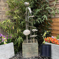 Buy Tranquility Grand Zinc Flower Water Feature online UK