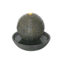 Buy Tranquility Solar 40cm Ribbed Sphere Water Feature online UK