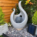 Buy Tranquility Solar Abstract Flame Water Feature online UK