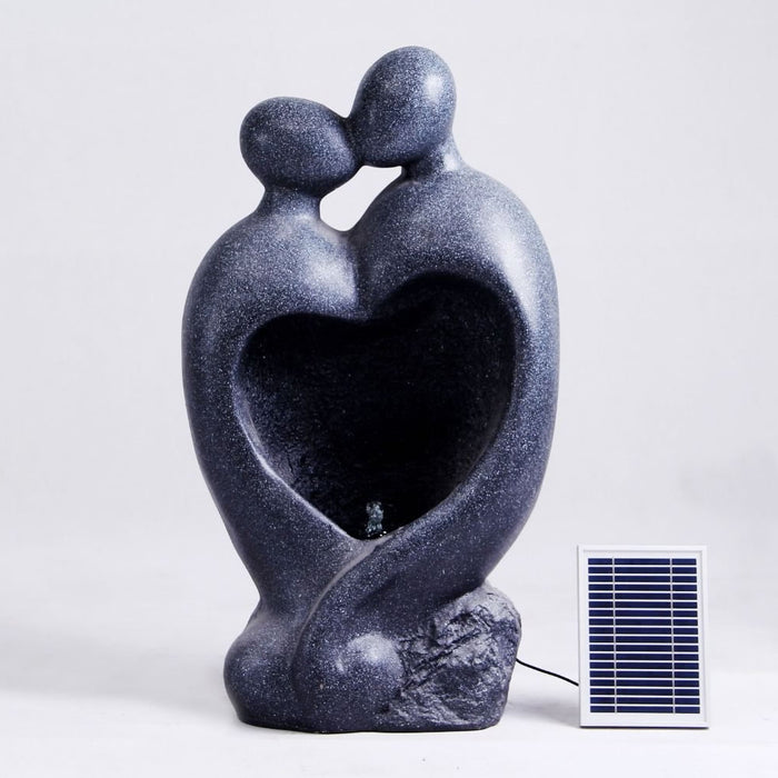 Buy Tranquility Solar Heart Couple Water Feature online UK