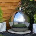 Buy Tranquility Stainless Steel Sphere Water Feature online UK