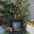 Buy Tranquility Zinc Flower & Bowl Water Feature online UK