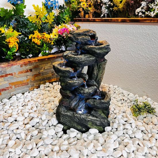 Buy Tranquillity Harmony Rock Cascade Water Feature online UK