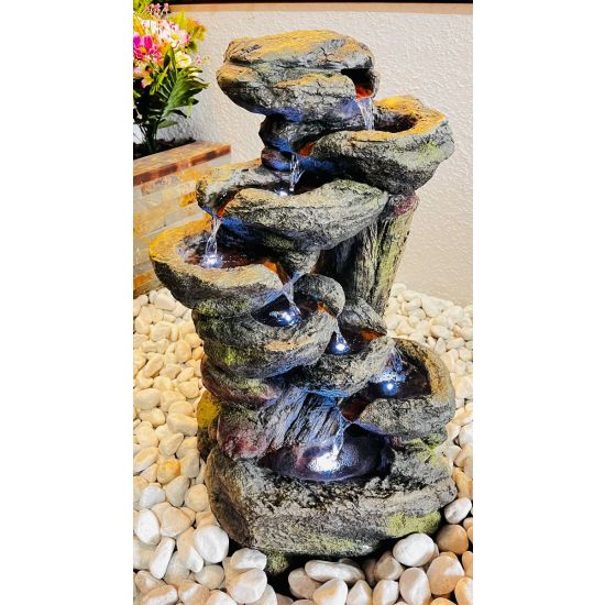 Buy Tranquillity Harmony Rock Cascade Water Feature online UK
