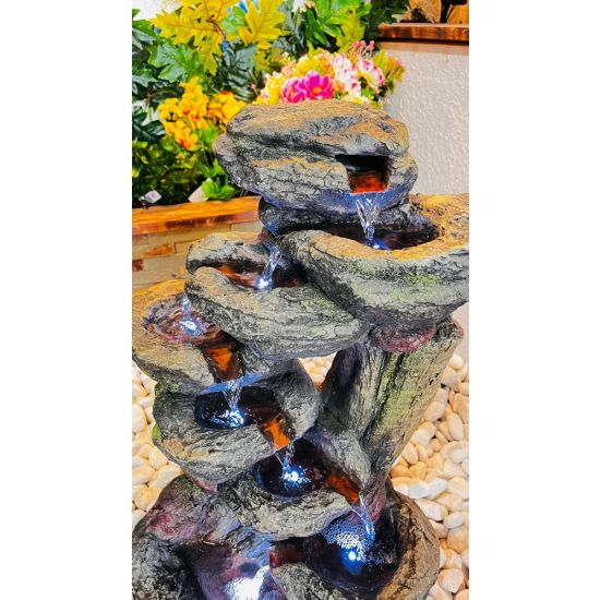 Buy Tranquillity Harmony Rock Cascade Water Feature online UK