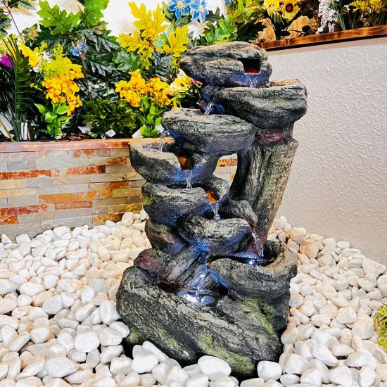 Buy Tranquillity Harmony Rock Cascade Water Feature online UK