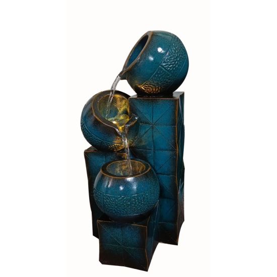 Buy Tranquillity Teal Tranquil Pour Water Feature online UK