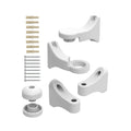 Ultimate 3-in-1 Playpen & Extra Wide Barrier - Wall Mounting Kit - White - Perma Child Safety