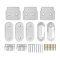 Ultimate Retractable Baby Gate - Wall Mounting Set - White - Perma Child Safety