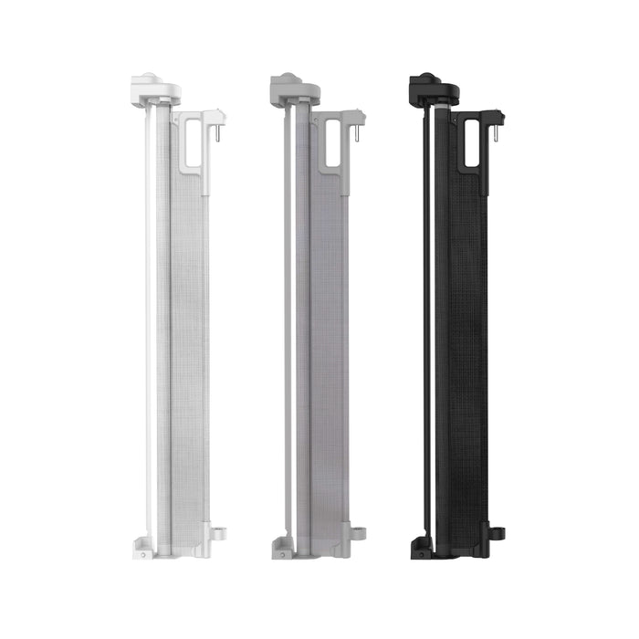 Ultimate Retractable Baby Gate | 2m W x 0.98m H - Black - Perma Child Safety