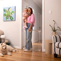 Ultimate Safe Step Baby Gate | 0.82m W x 0.79m H - White - Perma Child Safety