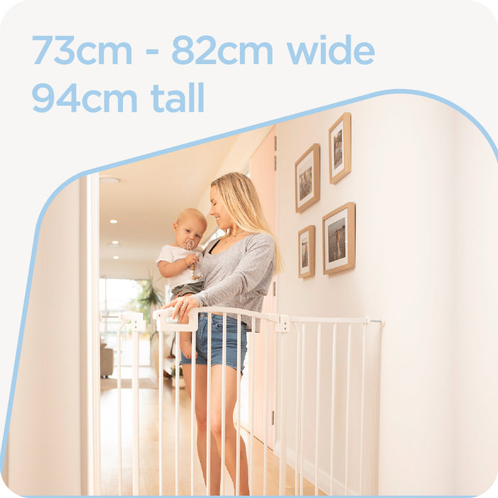 Ultimate Safe Step Baby Gate | Extra Tall | 73-82 cm W