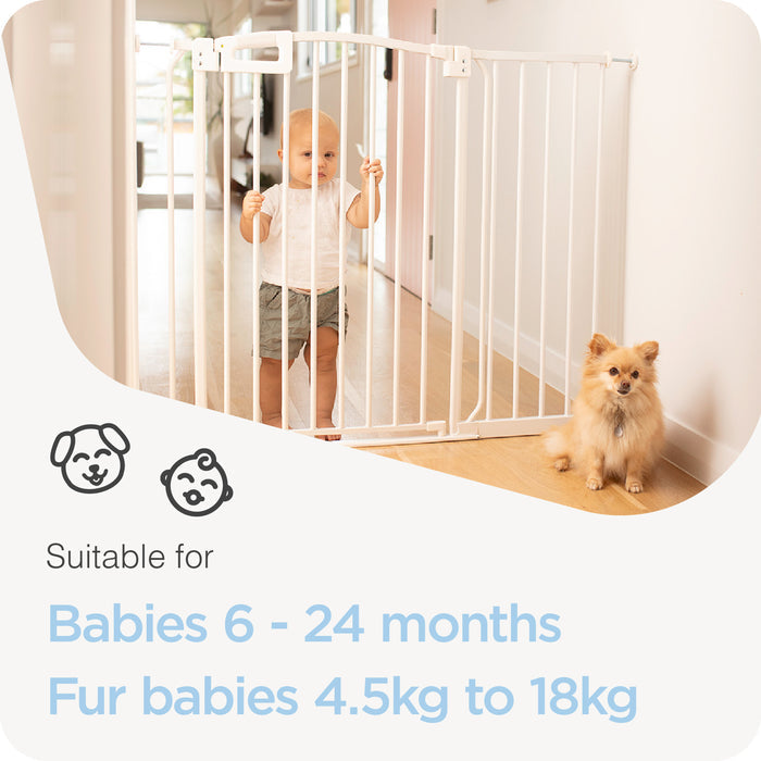 Ultimate Safe Step Baby Gate | Extra Tall | 73-82 cm W