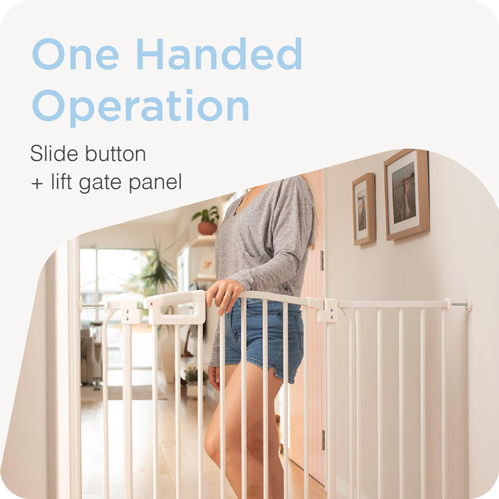 Ultimate Safe Step Baby Gate | Extra Tall | 73-82 cm W