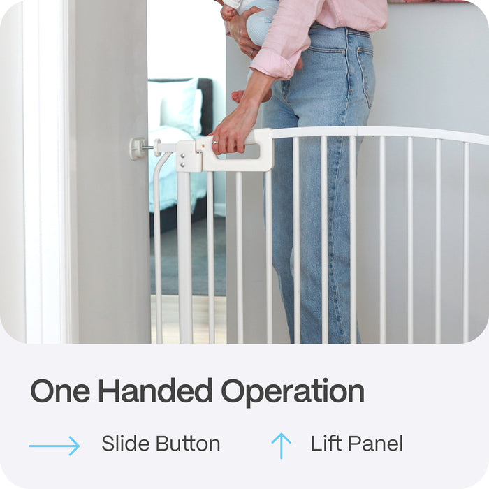Ultimate Safe Step Baby Gate | Extra Wide | 97-107 cm W