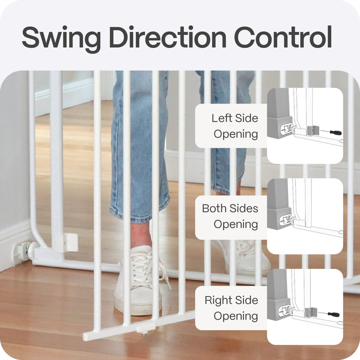 Ultimate Safe Step Baby Gate | Extra Wide | 97-107 cm W