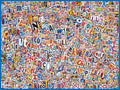 USA Word Map (2175pz) - 500 Piece Jigsaw Puzzle