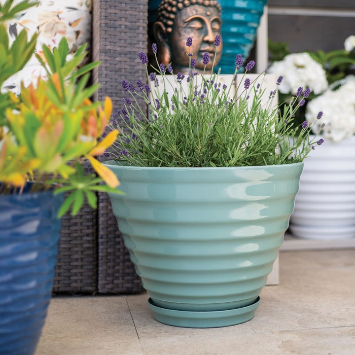 Buy Vale Planter with In Built Saucer 40cm online UK