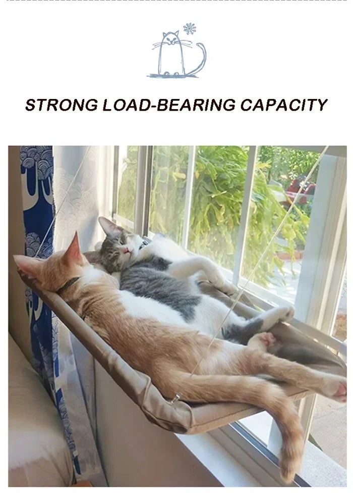 Window-Mounted Cat Hammoc