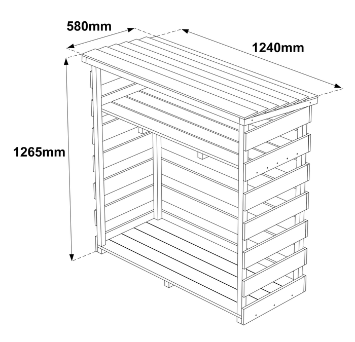 Buy Woodshaw Log store online UK