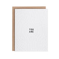 You Are Color-in Greeting Card (3 Pack)