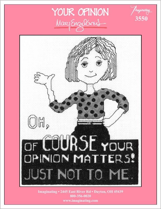 Your Opinion Counted Cross Stitch Kit